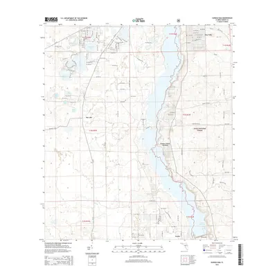 2015 Map of Eureka Dam, 2015 Print