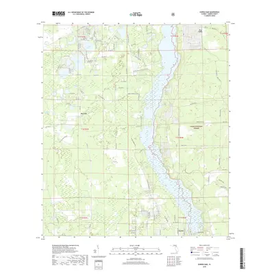 2018 Map of Eureka Dam, 2018 Print