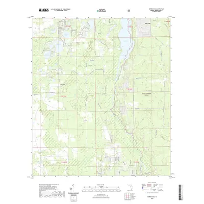 2021 Map of Eureka Dam, 2021 Print