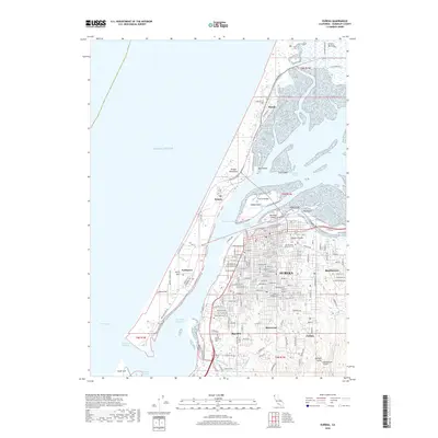 2018 Map of Eureka, 2018 Print