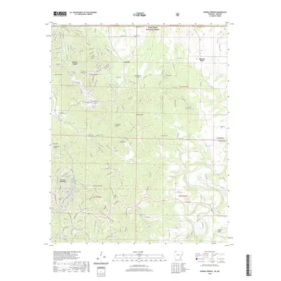 2020 Map of Eureka Springs, 2020 Print