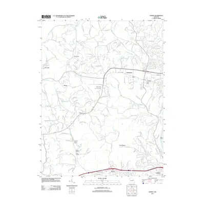 2012 Map of Eureka, 2012 Print