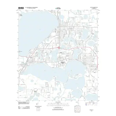 2012 Map of Eustis, 2012 Print