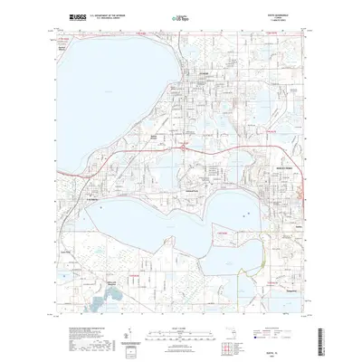 2021 Map of Eustis, 2021 Print
