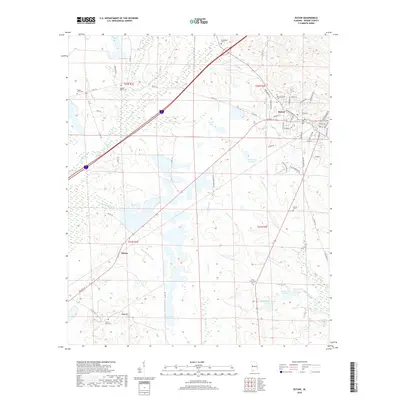 2018 Map of Eutaw, 2018 Print