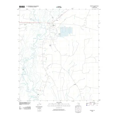 2010 Map of Evadale, 2010 Print
