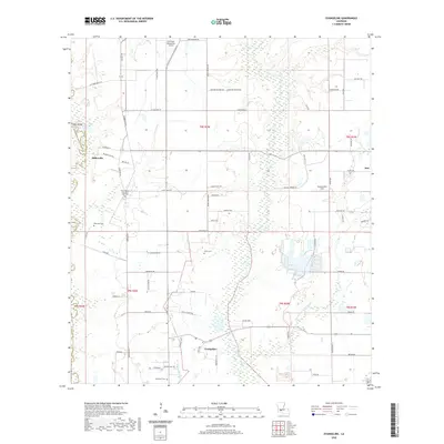 2020 Map of Evangeline, 2020 Print