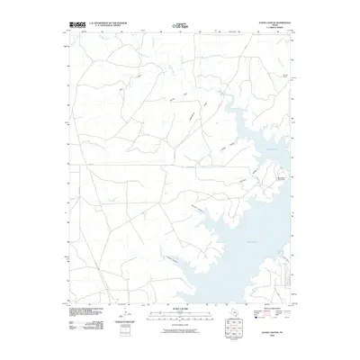 2010 Map of Evans Canyon, 2010 Print