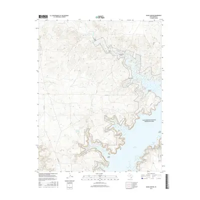 2016 Map of Evans Canyon, 2016 Print