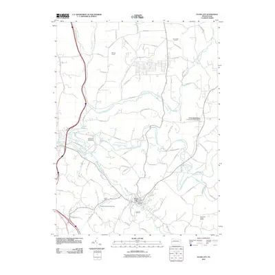 2010 Map of Evans City, 2010 Print
