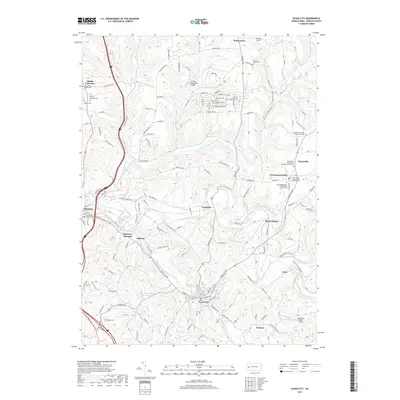 2019 Map of Evans City, 2019 Print