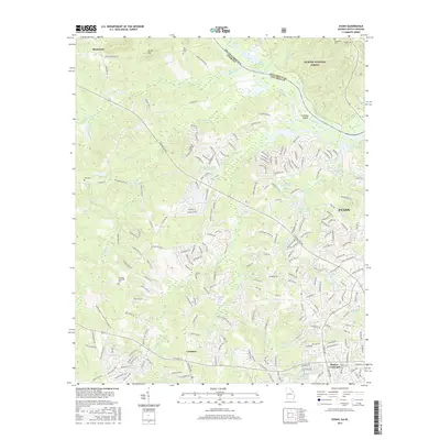 2017 Map of Evans, 2017 Print