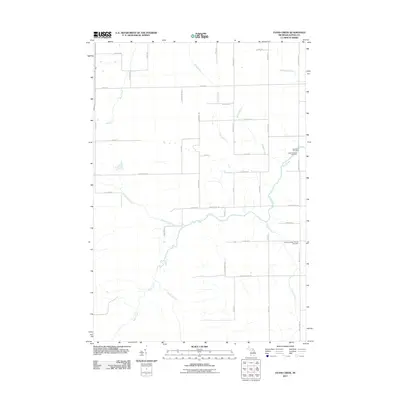 2011 Map of Evans Creek, 2011 Print