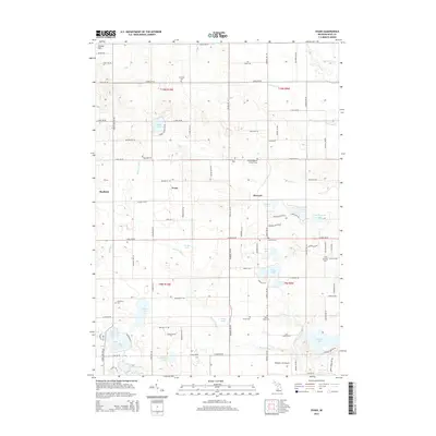 2014 Map of Evans, 2014 Print