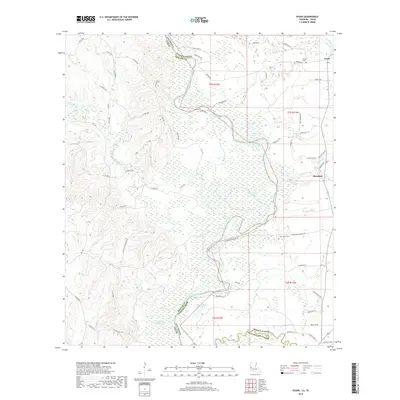2018 Map of Evans, 2018 Print