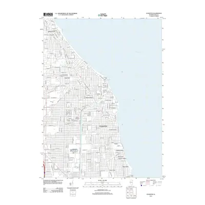 2012 Map of Evanston, 2012 Print
