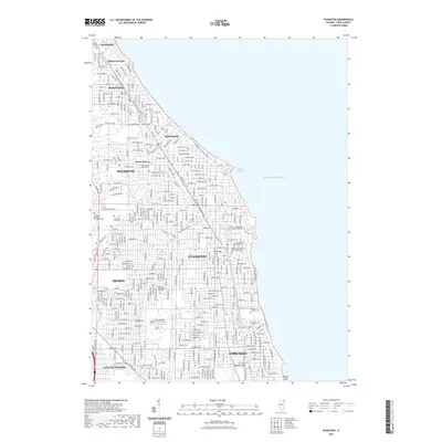 2021 Map of Evanston, 2021 Print