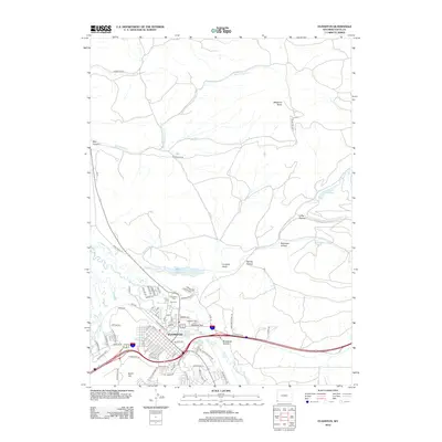 2012 Map of Evanston, 2012 Print