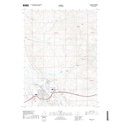 2017 Map of Evanston, 2017 Print