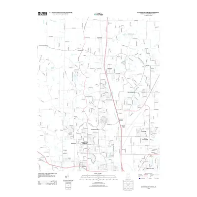 2013 Map of Evansville North, 2013 Print