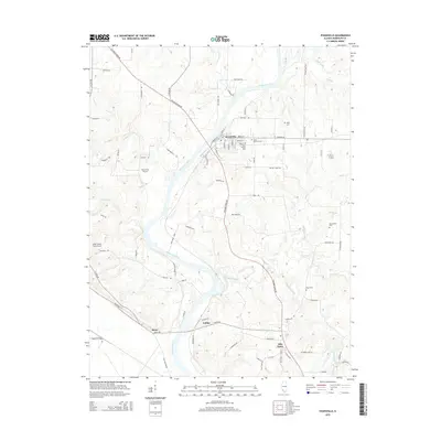 2015 Map of Evansville, 2015 Print