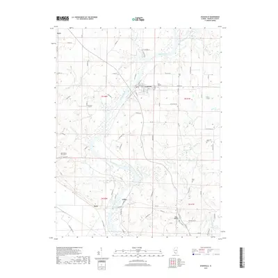 2018 Map of Evansville, 2018 Print