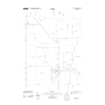 2013 Map of Evansville, 2013 Print