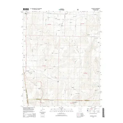 2014 Map of Evansville, 2014 Print