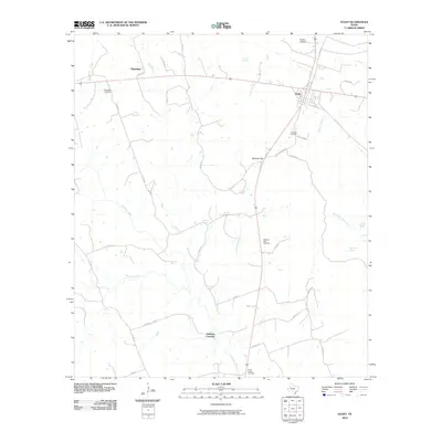 2010 Map of Evant, 2010 Print