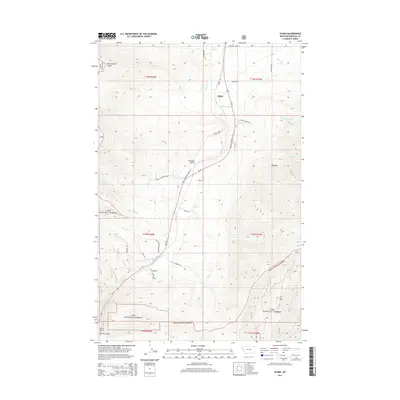 2014 Map of Evaro, 2014 Print