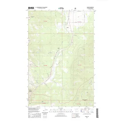 2017 Map of Evaro, 2017 Print