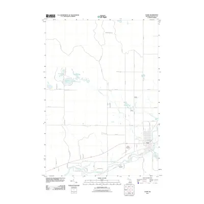 2011 Map of Evart, 2011 Print