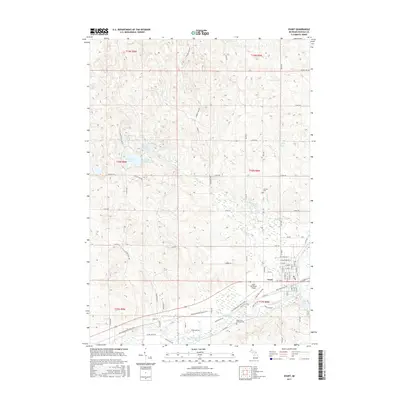 2017 Map of Evart, 2017 Print
