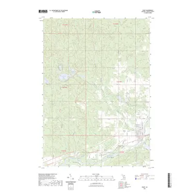 2023 Map of Evart, 2023 Print