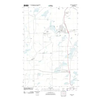 2010 Map of Eveleth, 2010 Print