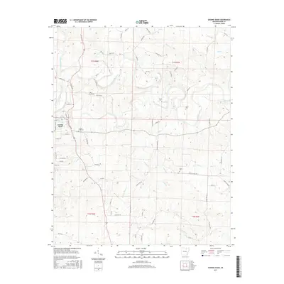 2017 Map of Evening Shade, 2017 Print