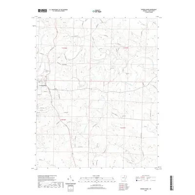 2020 Map of Evening Shade, 2020 Print