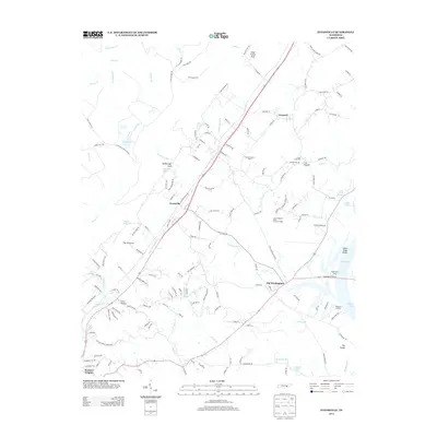 2013 Map of Evensville, 2013 Print