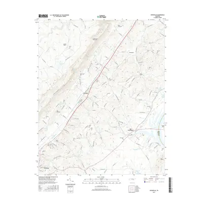 2016 Map of Evensville, 2016 Print
