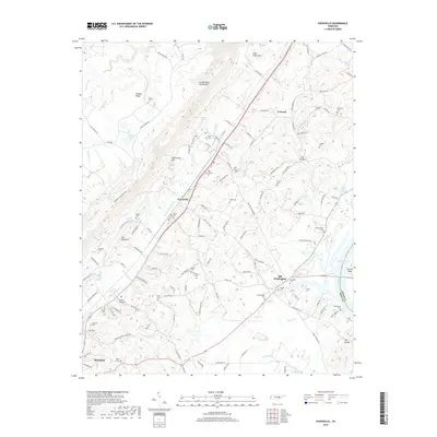 2019 Map of Evensville, 2019 Print