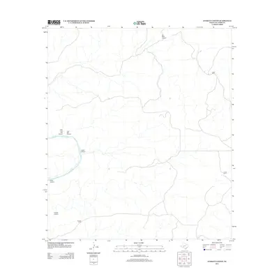 2012 Map of Everett Canyon, 2012 Print