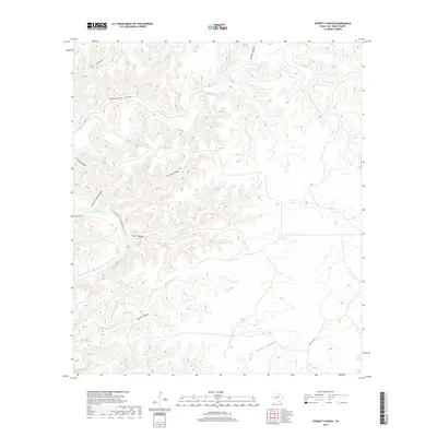 2019 Map of Everett Canyon, 2019 Print