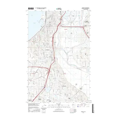 2017 Map of Everett, 2017 Print