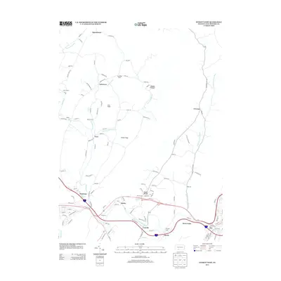 2013 Map of Everett West, 2013 Print