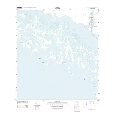 2012 Map of Everglades City, 2012 Print