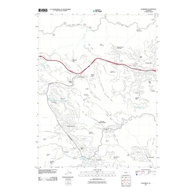 2011 Map of Evergreen, 2011 Print