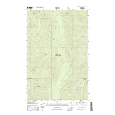 2017 Map of Evergreen Mountain, 2017 Print