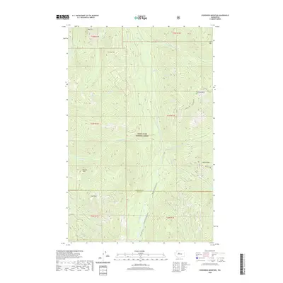 2020 Map of Evergreen Mountain, 2020 Print