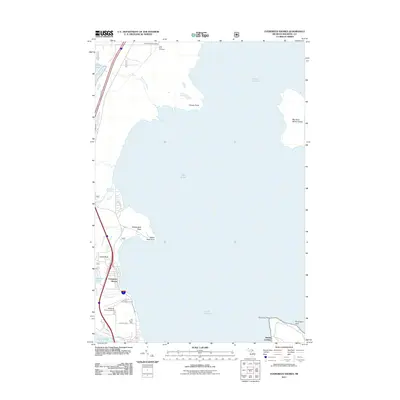 2011 Map of Evergreen Shores, 2011 Print