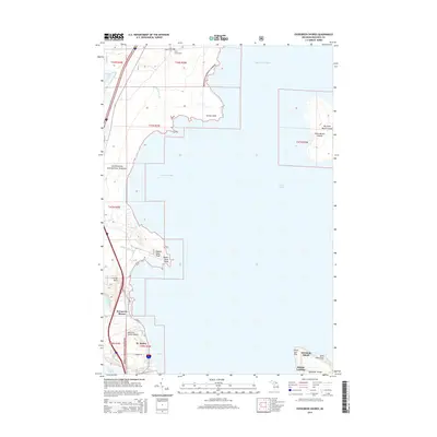 2014 Map of Evergreen Shores, 2014 Print
